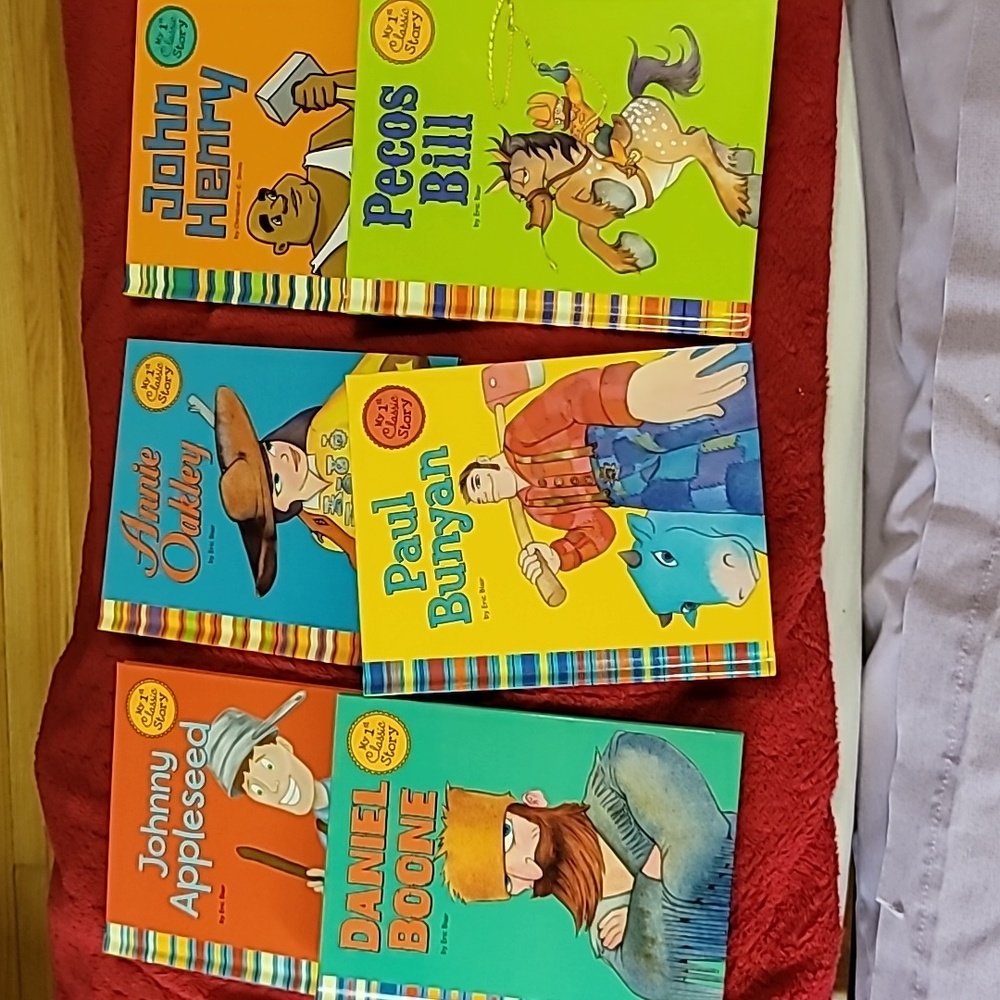 Set of 6 Capstone Educational 'everyday legends' series of books.